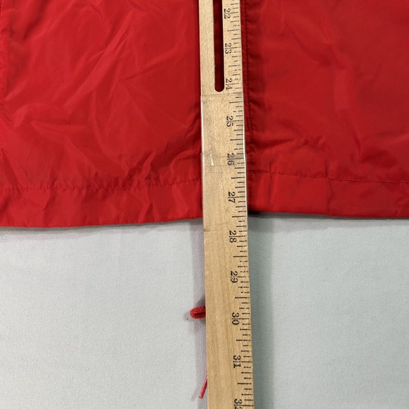 VINTAGE Eddie Bauer Jacket Mens Medum Red Anorak Windbreaker Vented Lightweight - Picture 6 of 10